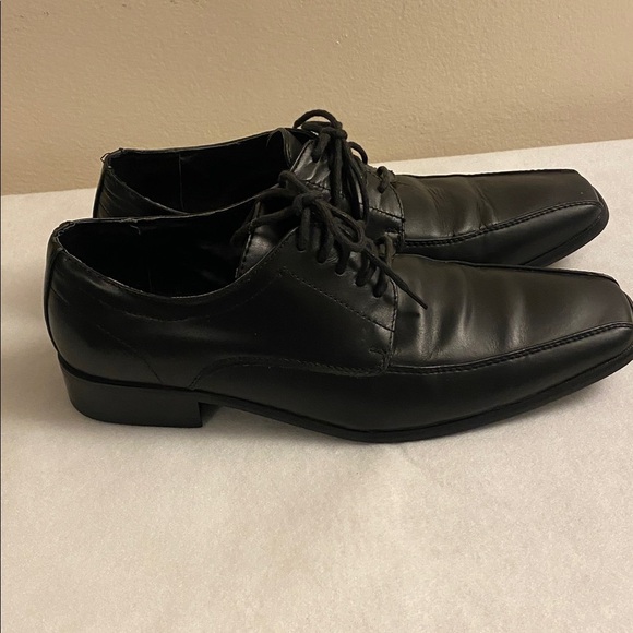 Perry Ellis Portfolio Men's Stanley Oxford  Black Leather Size 9 - Picture 3 of 11